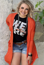 texas true Threads Game Day Relaxed Orange Cardigan (S-2XL)