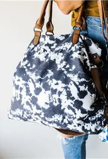 Youngs Home Decor Carryall Tie Dye Bag (Black or Blue)