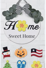 Youngs Home Decor HOME Interchangeable Door Hanger (Local Pick Up Only)