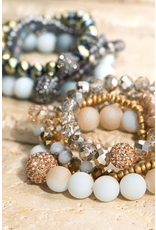urbanista Glass Frosted Bead Sets (Gray or Gold)