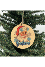 Driftless Studios Wood Christmas Tree Ornament