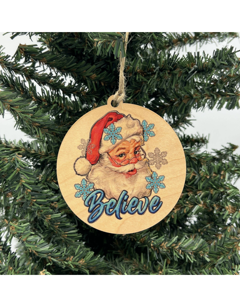 Driftless Studios Wood Christmas Tree Ornament