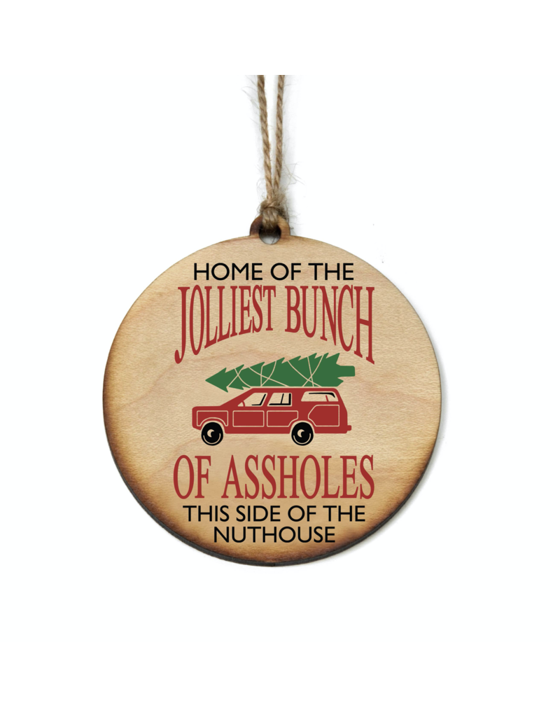Driftless Studios Wood Christmas Tree Ornament