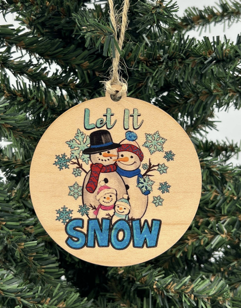 Driftless Studios Wood Christmas Tree Ornament