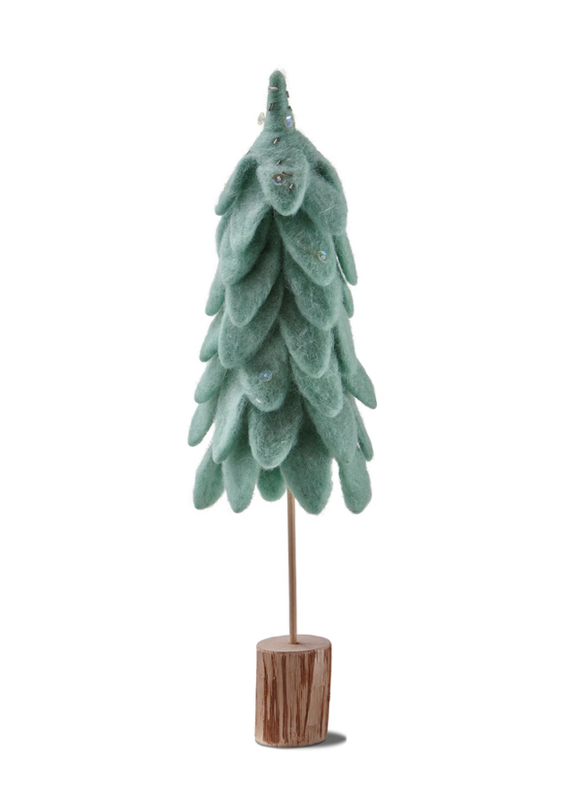 TAG 15" TAG Wooly Felt Tree Log Base *SALE*
