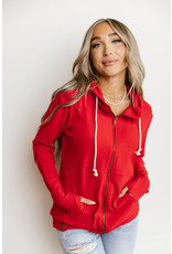 AMPERSAND AVE Ampersand Ave Scarlet Full Zip Hoodie (XS-3XL)