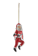 TAG TAG Dancing Santa Run Man Ornament