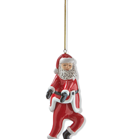 TAG TAG Dancing Santa Run Man Ornament