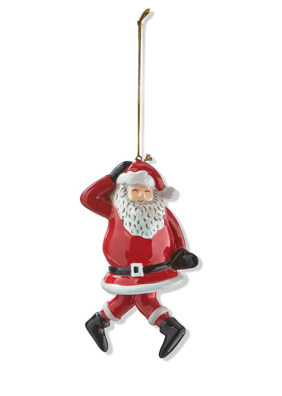 TAG TAG Dancing Santa Knees In Ornament