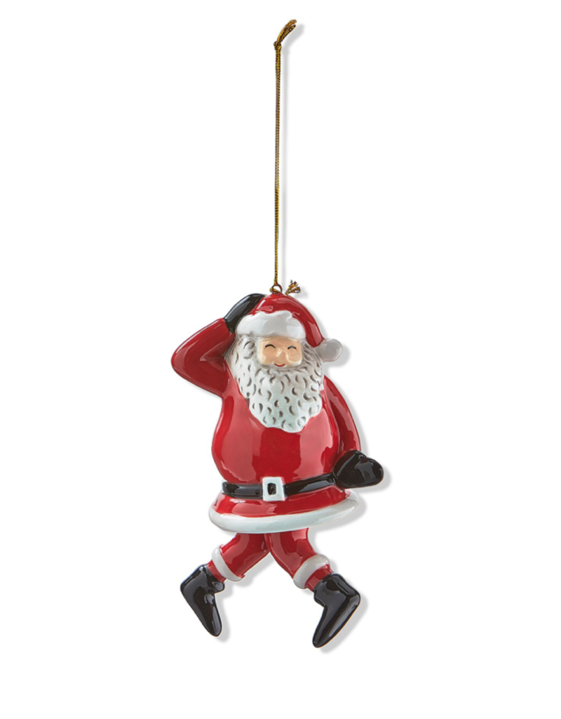 TAG TAG Dancing Santa Knees In Ornament