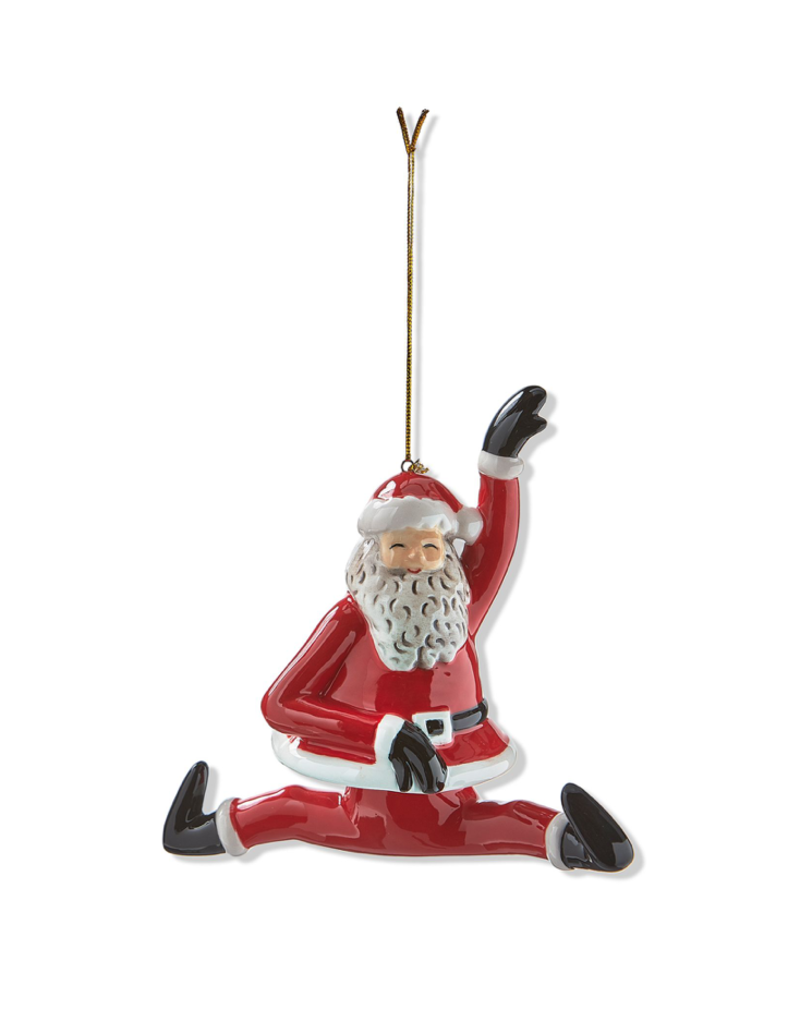 TAG TAG Dancing Santa Splits Ornament