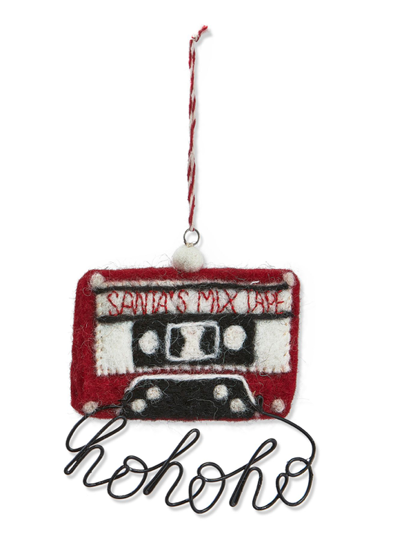 TAG TAG Mix Tape Santa Ornament