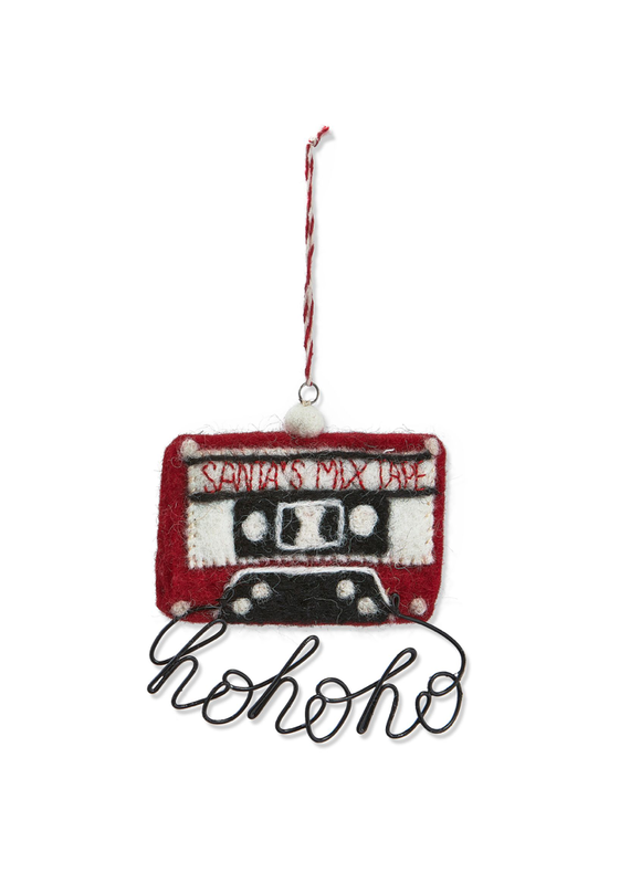 TAG TAG Mix Tape Santa Ornament