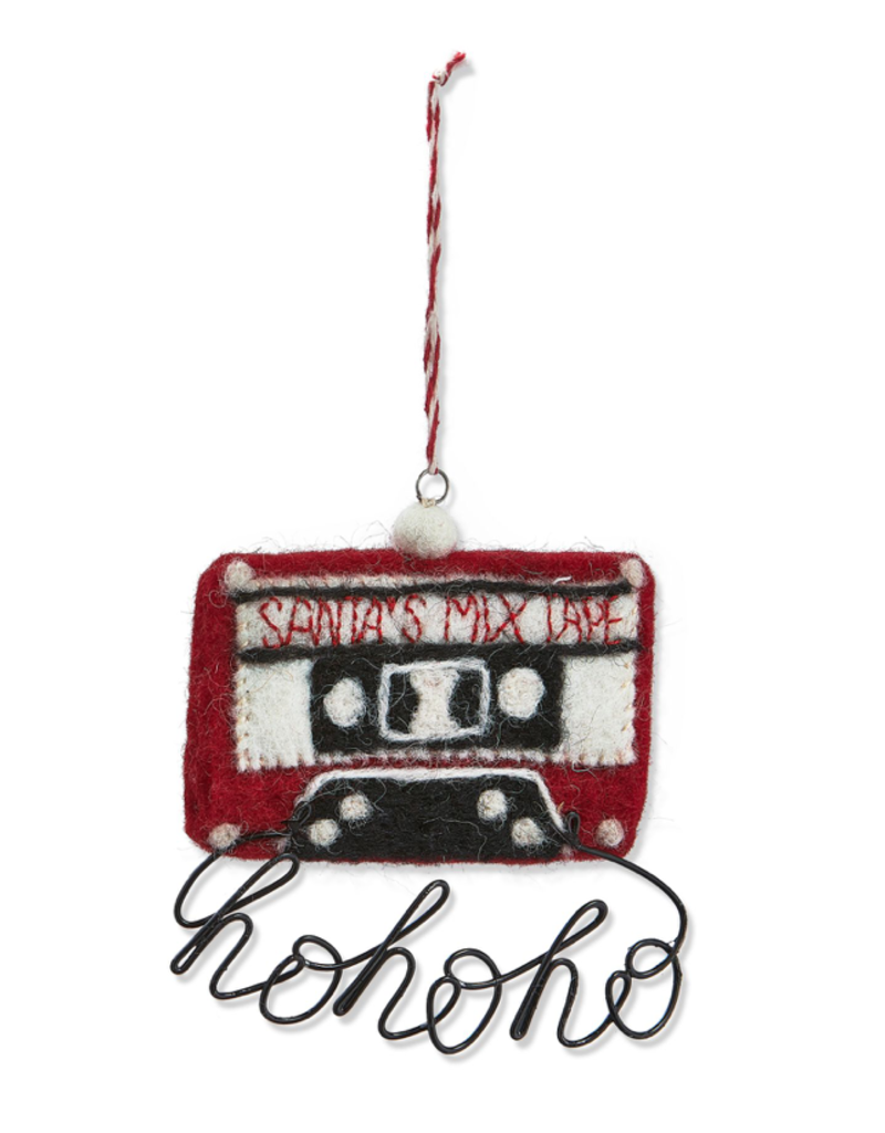 TAG TAG Mix Tape Santa Ornament