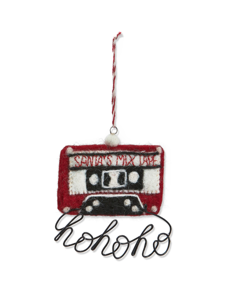 TAG TAG Mix Tape Santa Ornament