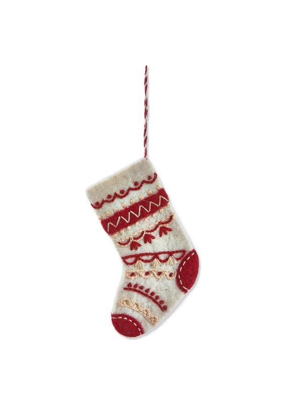 TAG TAG Santa Stocking Ornament