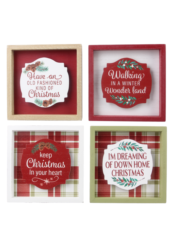 Youngs Home Decor Festive Holiday Signs