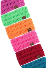 CC CC Solid Knit Ribbed Ear Warmers