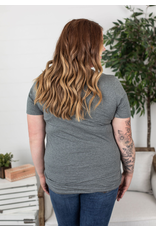 Michelle Mae Olivia Charcoal Tee (M Only)
