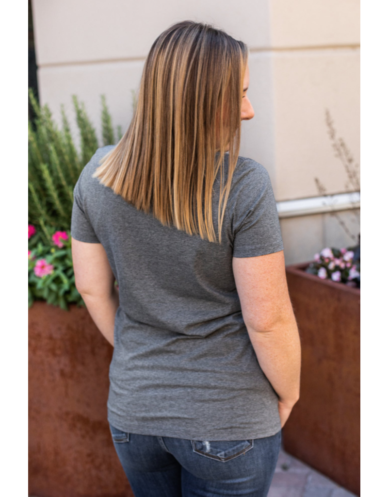 Michelle Mae Olivia Charcoal Tee (M Only)