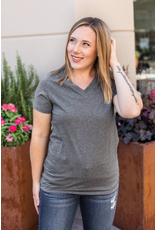 Michelle Mae Olivia Charcoal Tee (M Only)