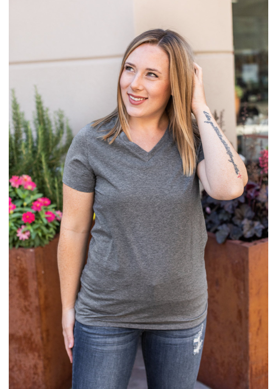 Michelle Mae Olivia Charcoal Tee (M Only)
