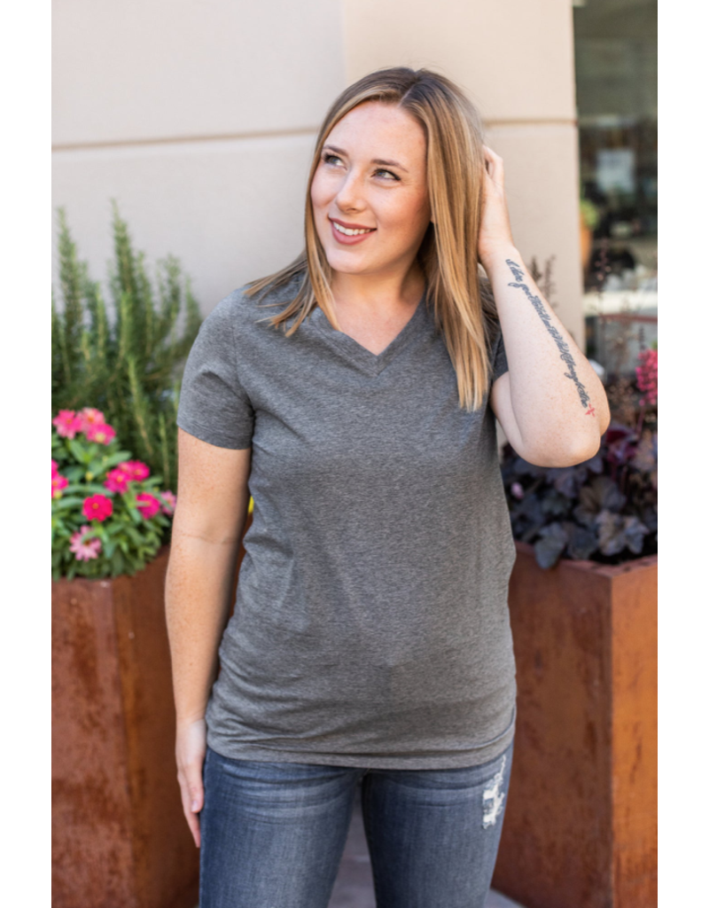 Michelle Mae Olivia Charcoal Tee (M Only)