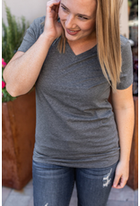 Michelle Mae Olivia Charcoal Tee (M Only)
