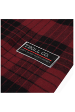 Troll Co Clothing Troll Co Red Black Banks Flannel (S-3XL)