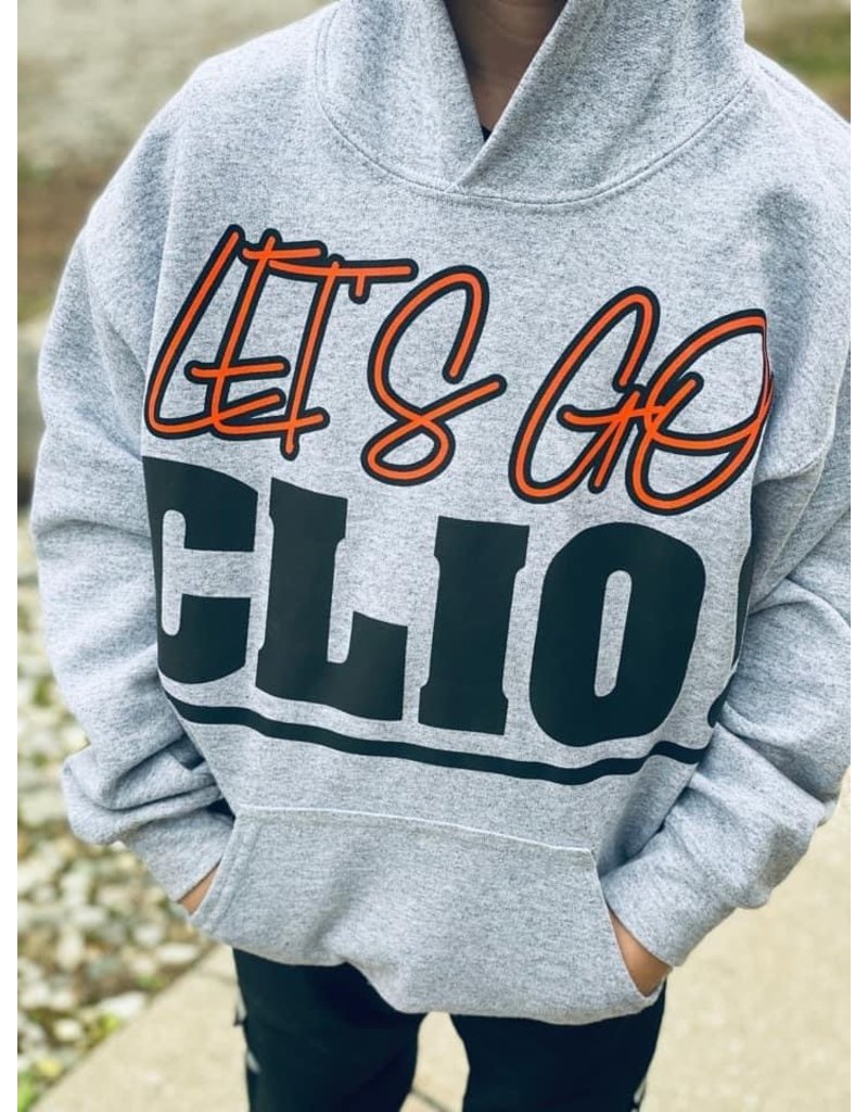 Jerzees Brand Let's Go Clio Grey Hoodie (Adult + Youth)