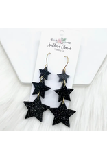 Southern Charm Trading Co 3" New Years Eve Star Waterfall Earrings