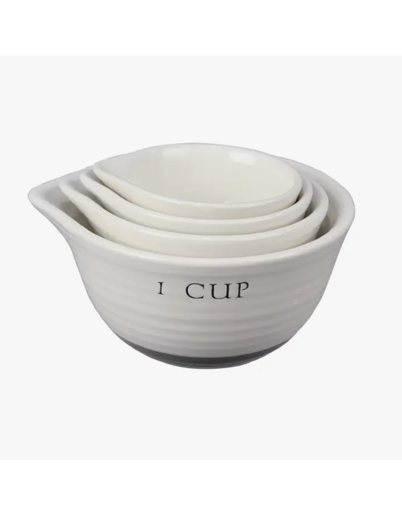 Youngs Home Decor Ceramic 4pc Measuring Cups