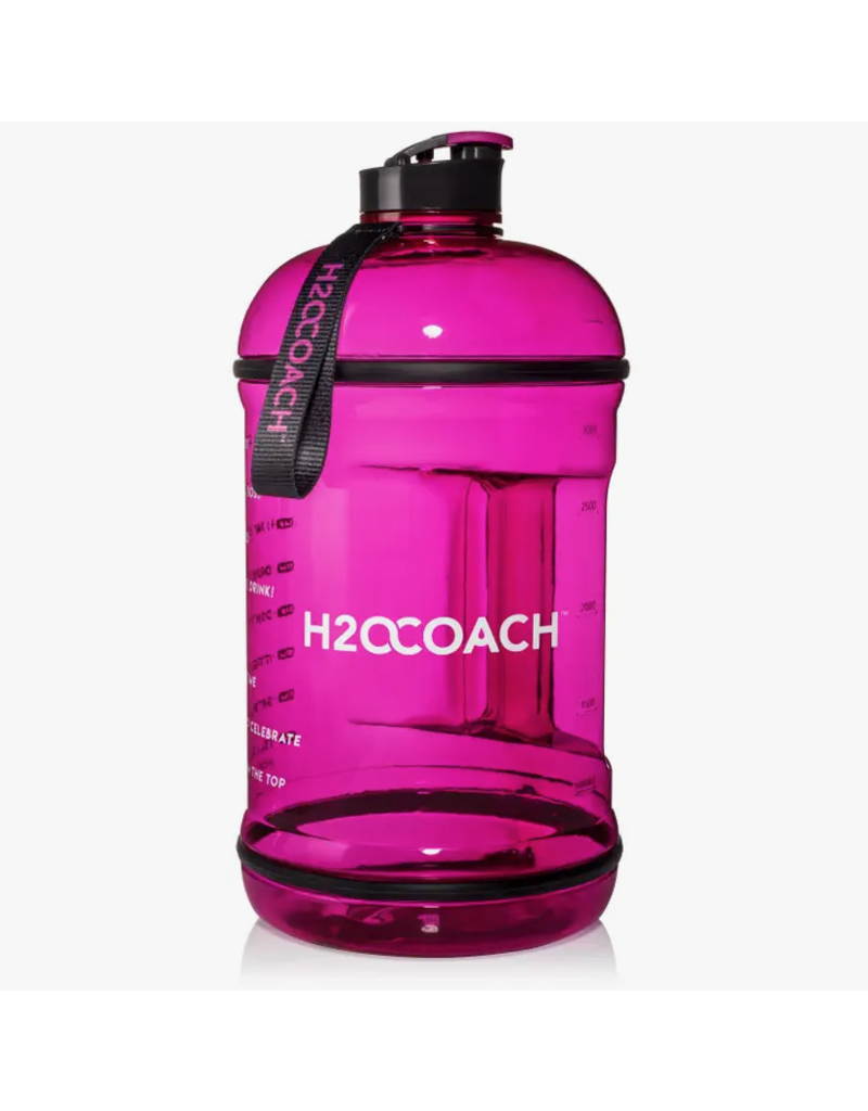 H2O Coach One Gallon Pink H2O COACH Water Bottle