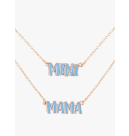 MYS Blue Mama Mini Necklace Set