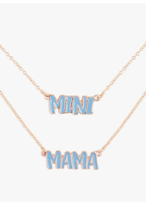 MYS Blue Mama Mini Necklace Set