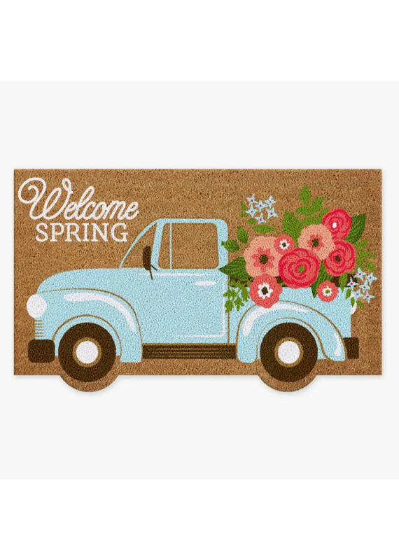TAG Welcome Spring Truck Coir Door Mat (Local P/U Only)