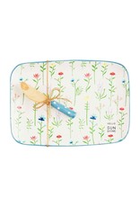 Mud Pie Mud Pie Floral Cheese Plate Set