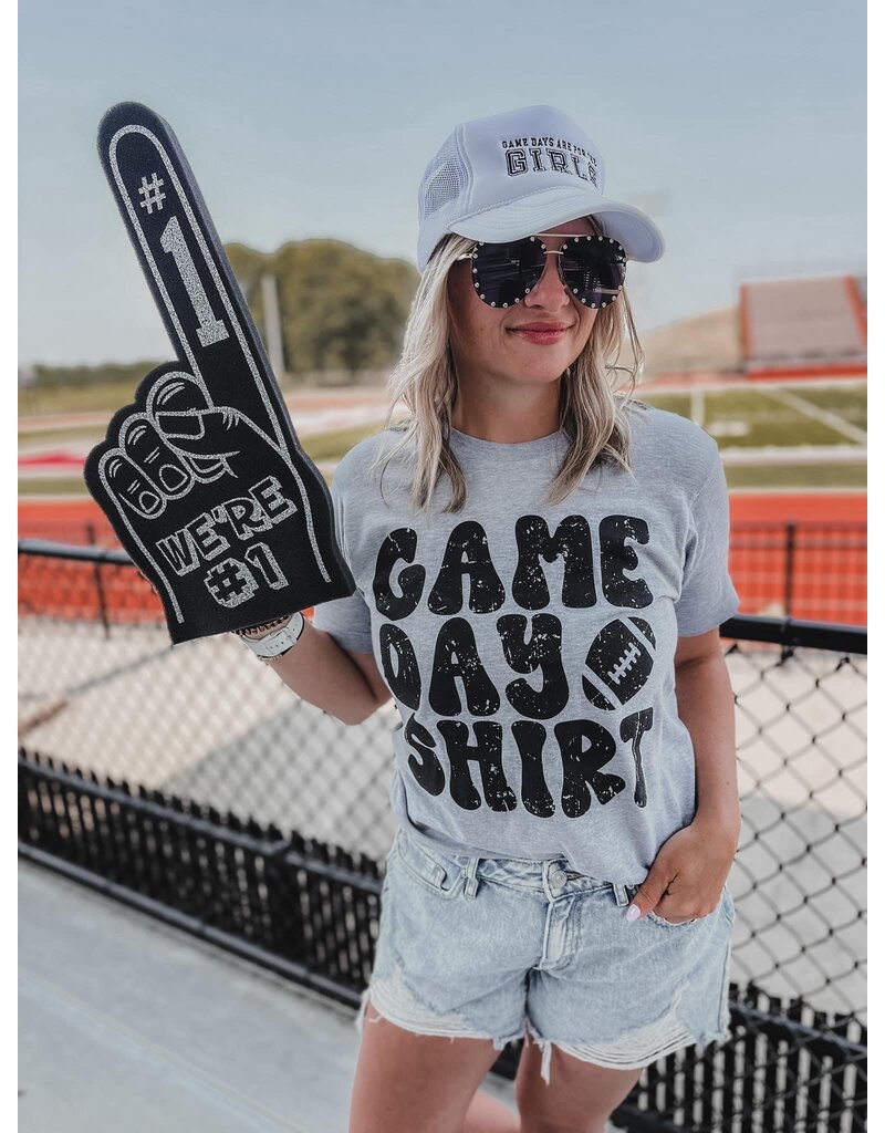 Tultex Gray Game Day  Tee (2XL Only)