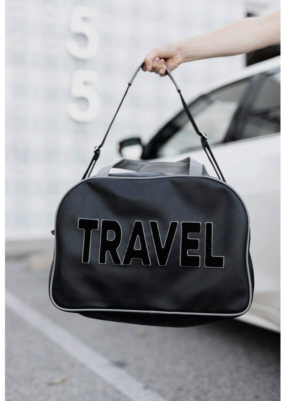 Jadelynn Brooke Black Travel Duffle Bag