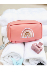 Jadelynn Brooke Rainbow Mauve Cosmetic Bag