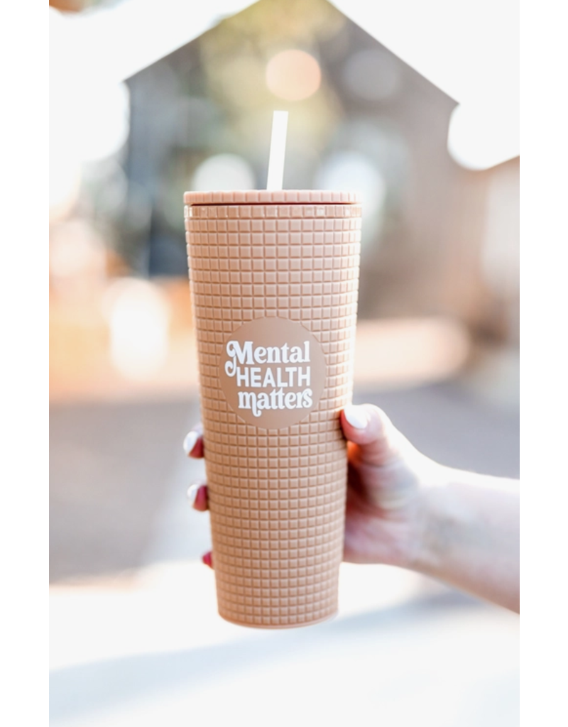 Jadelynn Brooke Mental Health Matters - Taupe Smooth Tumbler