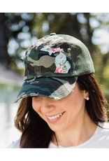 Simply Stated Camo Vintage Floral Michigan Hat