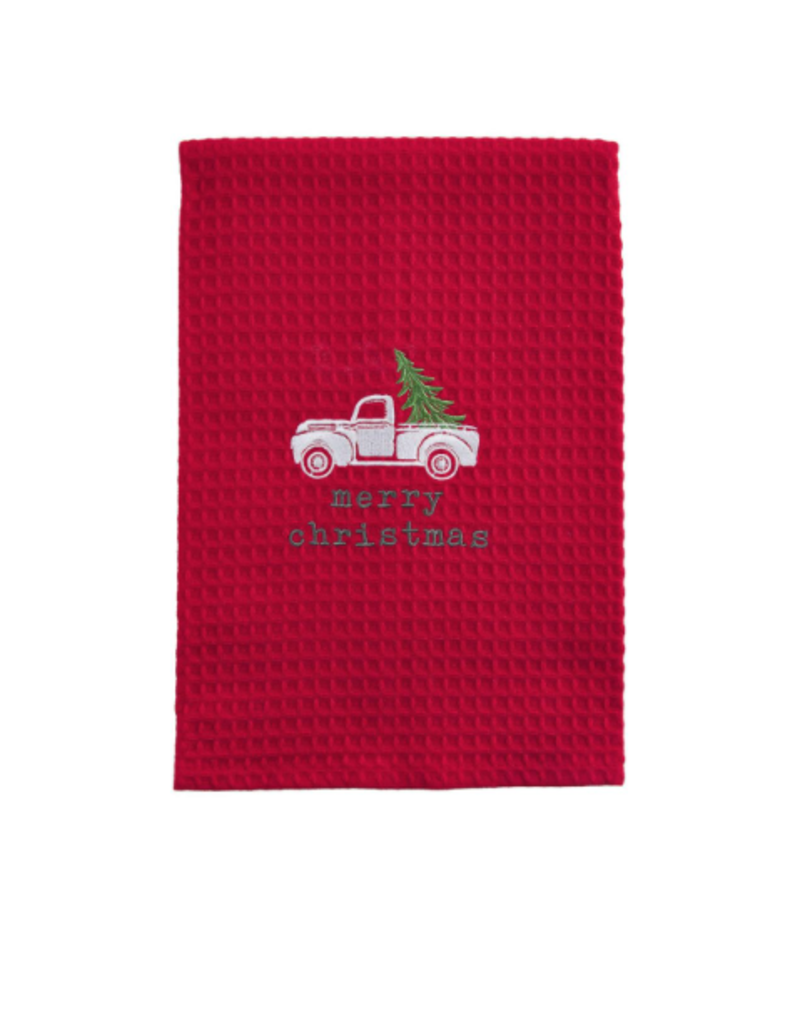 Merry Red Truck Paper Guest Towels