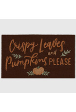 TAG Crisp Leaves & Pumpkins Please Coir Door Mat (Local P/U Only)
