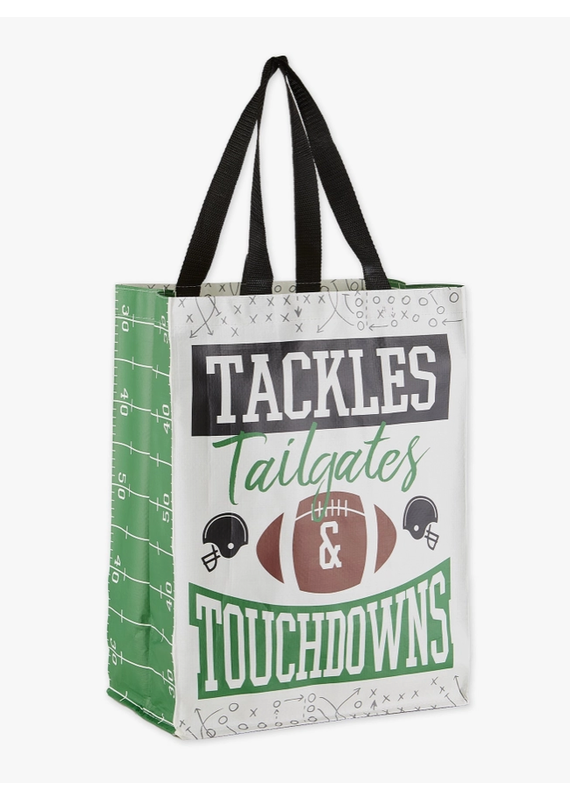 Design Imports Tackles & Touchdowns Reusable Tote