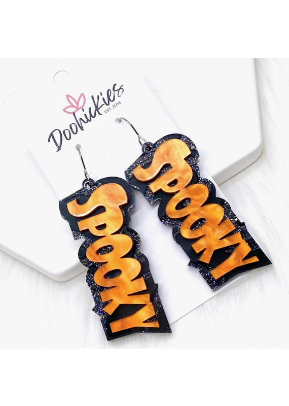Doohickies Layered Spooky Acrylic Earrings