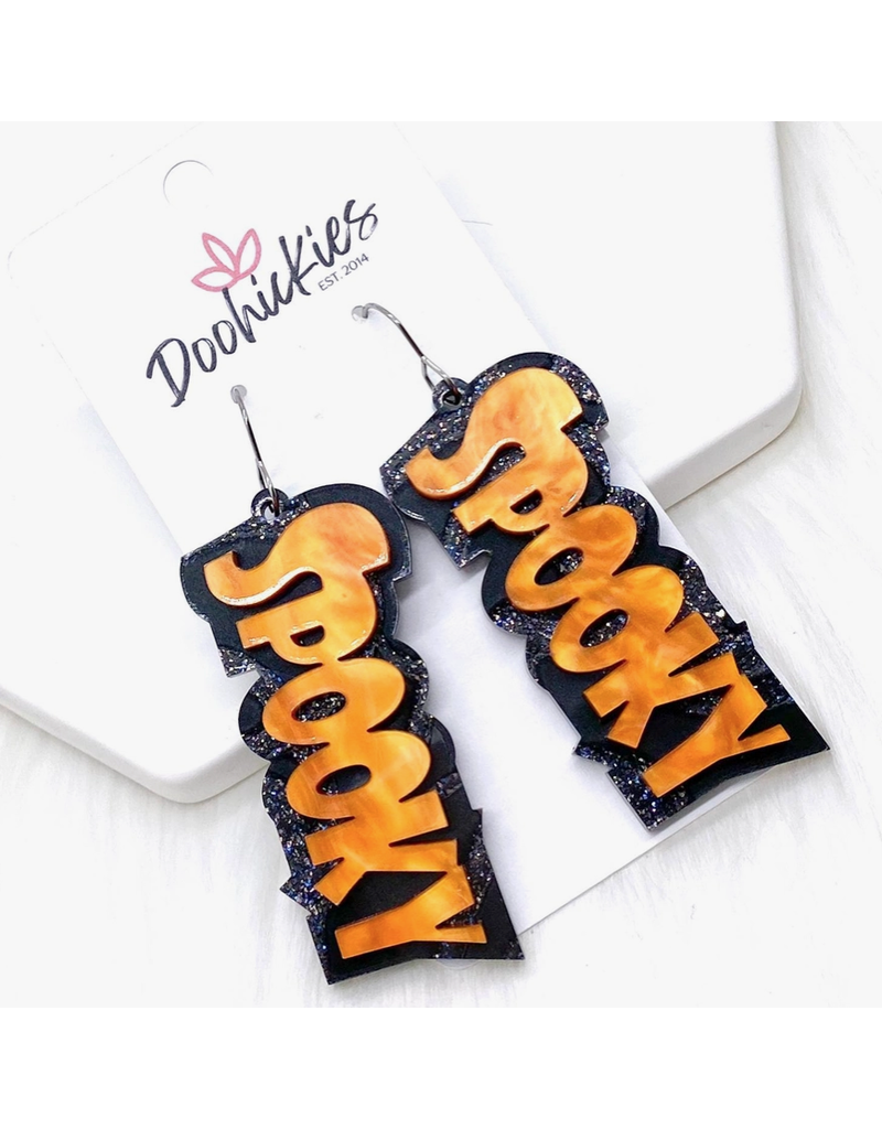 Doohickies Layered Spooky Acrylic Earrings