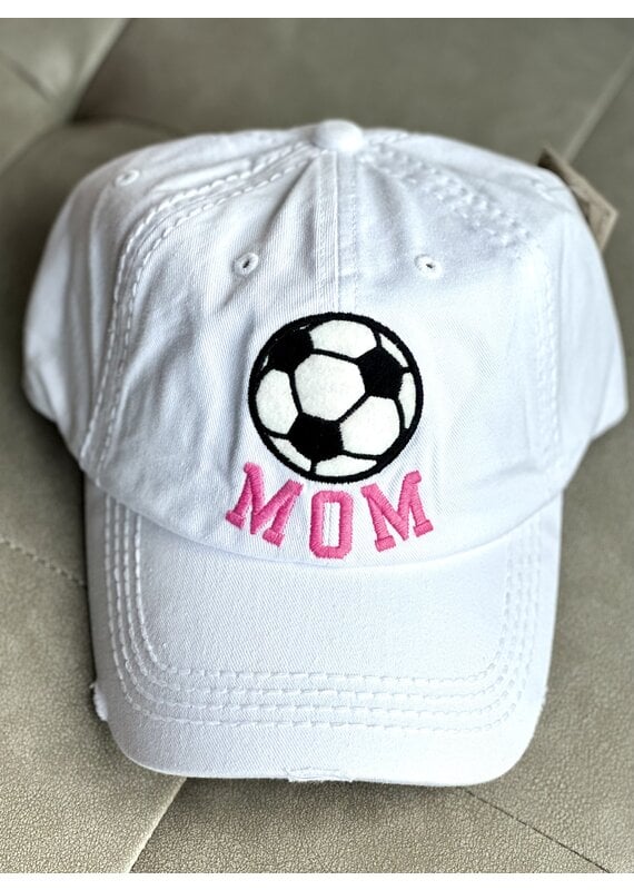 Hana Soccer Mom Hat - White