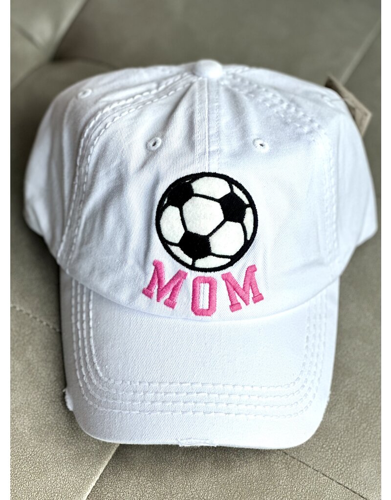 Hana Soccer Mom Hat - White