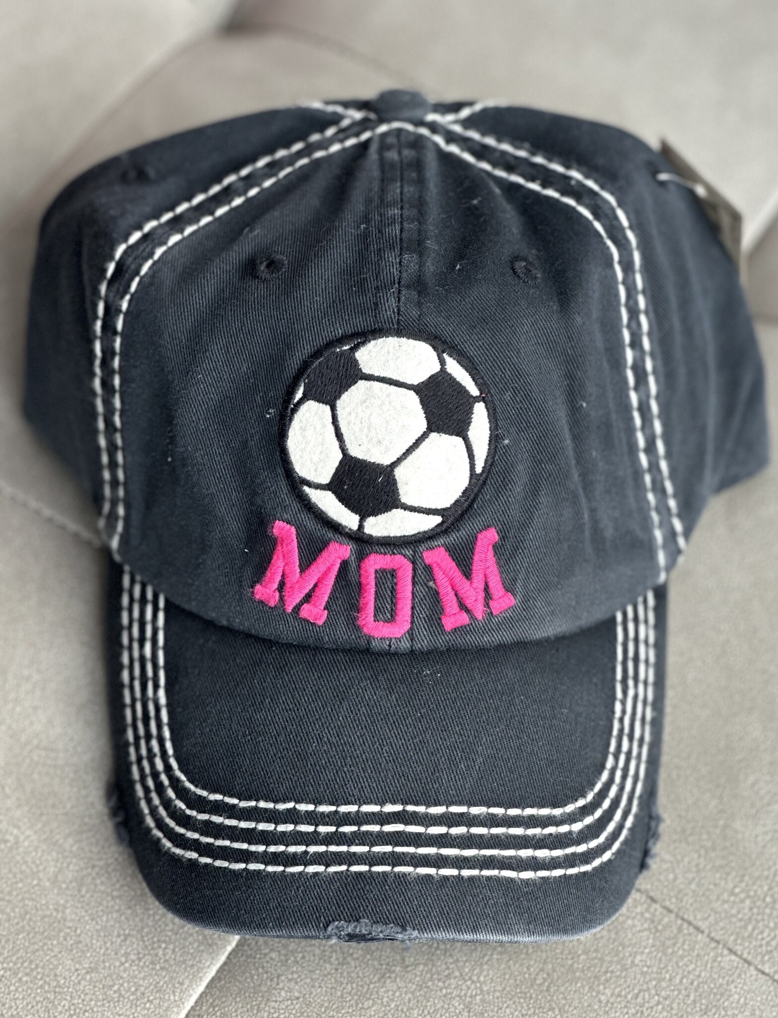 Soccer Mom Hat Black Loyal Tee Boutique